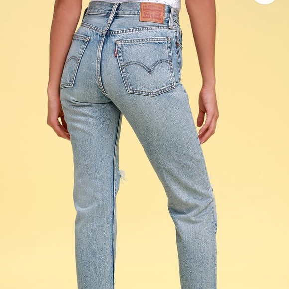 Levi wedgie fit straight leg jeans - Picture 2 of 5